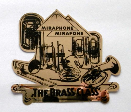 Werbe aufkleber the brass - the,