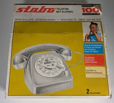 Stabo 50 001, Telefon mit Klingel , DEFEKT, Ersatzteile für Bastler, OVP, #CW602