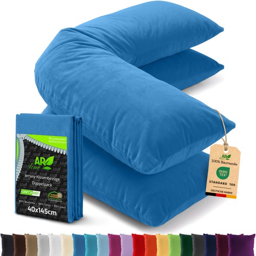 2er pack jersey kissenbezug - 2er,