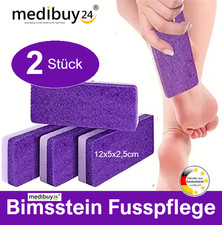 2x Bimsstein Fusspflege Fuß