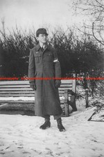 F027116 Luftwaffe Helfer in Winteruniform Deutsche Jugend HJ Armband am linken Ärmel