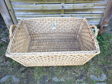 Wäschekorb Weidenkorb alt rechteckig mit Griffen 79x55x39 cm Nr. 3 koi13