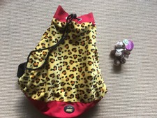 NICI - Rucksack Wild Leopard + Schlüsselanhänger Bean Bags Bär