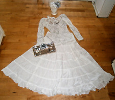 Schneeflocke Eiskönigin Eisheilige Eisprinzessin Kostüm Karneval S/ M Unikat