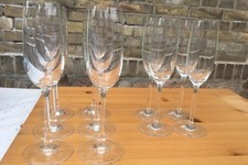 10 Sektgläser 22,5 - 23,2 cm