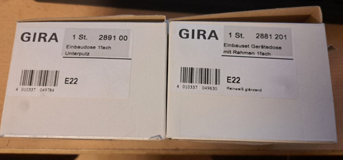 Gira einbauset für - einbauset,