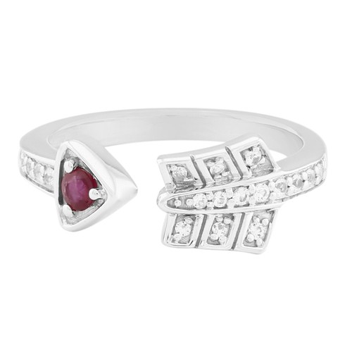 Cavill silberring 925 - 925, rubin