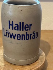 0,5l l Bierkrug Krug Masskrug Bier Brauerei Haller Löwenbräu