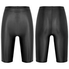 Damen Hotpants Fitness Shorts Nachtclub Boyshorts Knielänge Kurze Hose Lässig