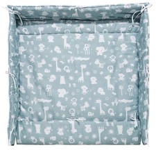 Alvi Laufgittereinlage 70x100 und 100x100cm blau Krabbeldecke Matratze Laufstall