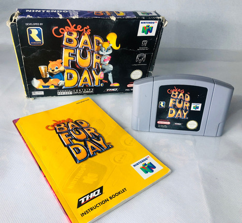 Conkers bad fur day - conkers, n64
