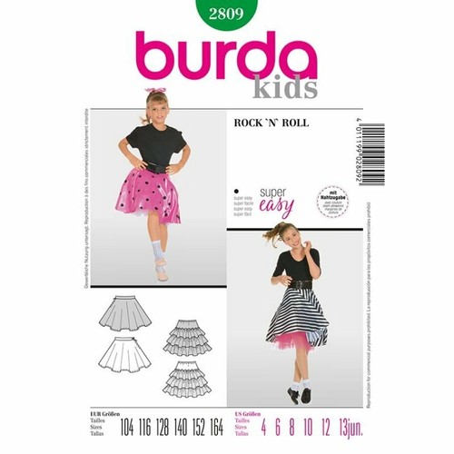 Burda schnittmuster 2809 super - 2809,