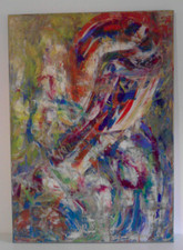 220428 Original BIld Gemälde ACRYL auf LEINWAND abstrakt UNIKAT 70 x 50 cm