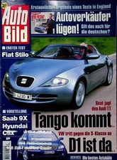 1) Auto Bild 42/2001 - Fiat Stilo 1.8 16V Dynamic  - BMW 325ti compact mit 192PS