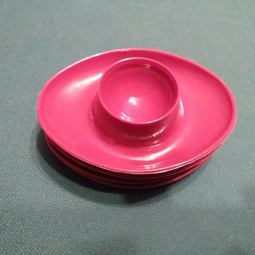 Retro eierbecher plastik - 4,