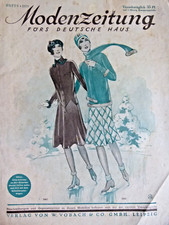 altes Modeheft Modenzeitung