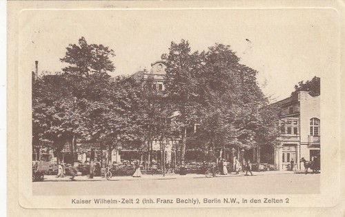 Berlin in den - n.w.,, zelten
