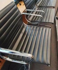 vitra EA 108, Leder , schwarz