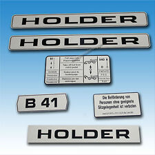 Aufkleber-Satz Aufkleber Holder B 41 6 teilig Schmalspur Traktor 60345891