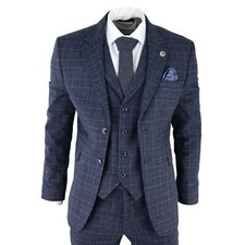 Herrenanzug 3 Teilig Blau