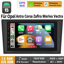 Android 14 Apple Carplay Autoradio Für Opel Corsa C/D Zafira B Astra G H GPS RDS