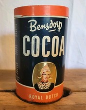 Vintage 50er Bensdorp Cacao Holland Blechdose leer 500g