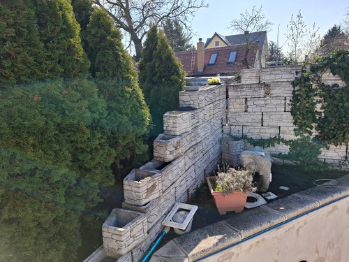 Betonkübel als abgrenzung - als,