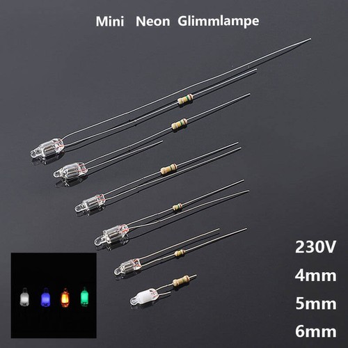 Neon mini glimmlampe - glimmlampe, ac