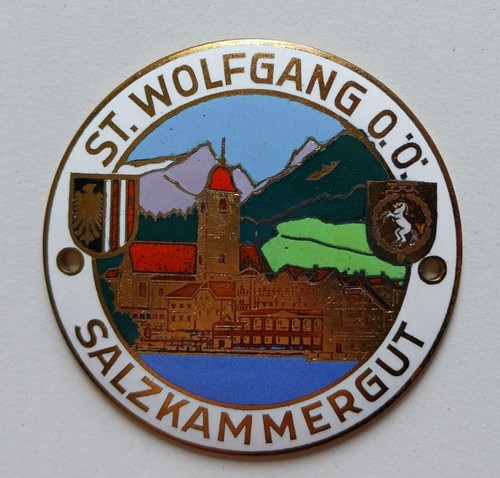 Alte emaille autoplakette 54mm - autoplakette,