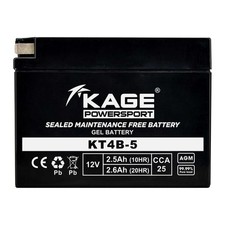 Batterie GEL KAGE YT4B-BS für