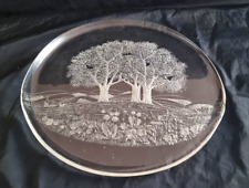 Walther Glas Glasteller für Sammler, Landschaft Muster, ø41.5 cm, Walther Glas