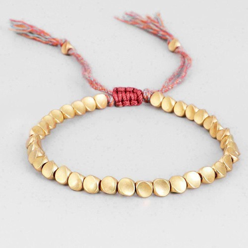 Kupfer perlenarmband - kupfer,