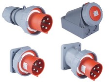 63A CEE Steckdose Kupplung Stecker Wandsteckdose Wandstecker 5 Polig 63A IP67