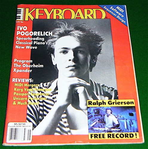 1986 keyboard magazine with - magazine,