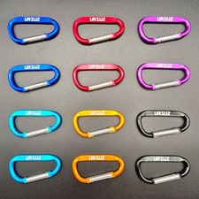 Karabinerhaken Aluminium Materialkarabiner 12 Stück Feuerwehr Pfadfinder Haken