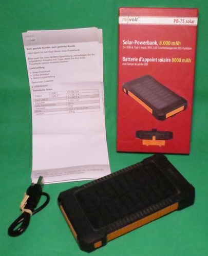 Revolt solar powerbank - revolt, solar-powerbank