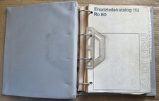 Ersatzteilekatalog 113 Ro 80. Audi NSU.