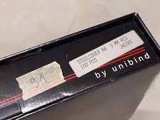 91 x UNIBIND SteelCover A4 3 mm RED rot - Bindemappe - UniCover Flex - NOS