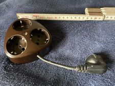 DDR 3fach Verteiler Steckdose Bakelit #13