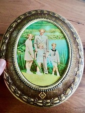 Antike Côte-d’Or Schokoladen Blechdose Dose Shabby Vintage, Motiv Aristokraten