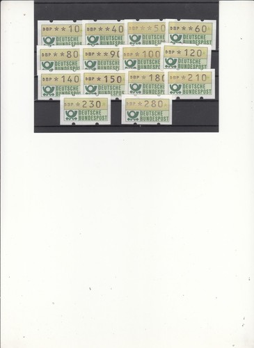 Brd bund automatenmarken - -,