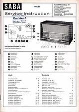 Service Manual Saba Meersburg
