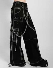 Gothic Chain Wide leg Pants