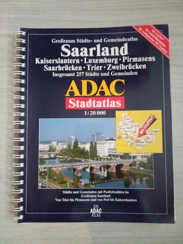 Adac stadtatlas saarland - stadtatlas,