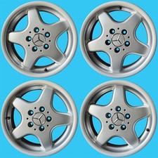 4 Alufelgen 7X15 MERCEDES-BENZ 190er W201  C-Klasse W202 W203 E-Klasse W124 uvm.