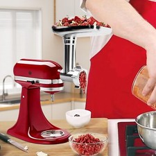 Fleischwolf Aufsatz für KitchenAid Küchenmaschinen Aufsatz Zubehör inklusive