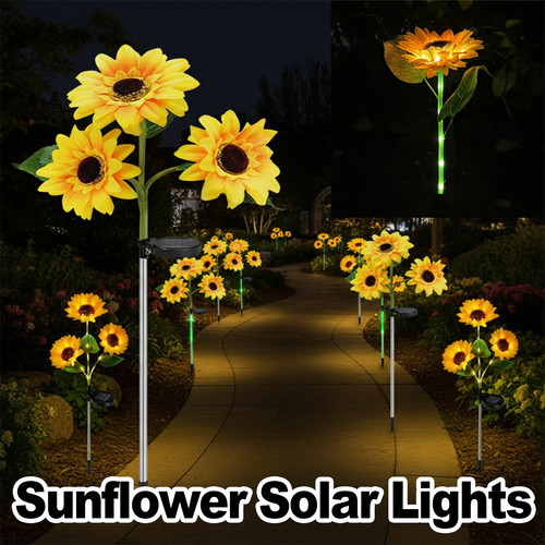 Sonnenblume solar lichter - sonnenblume,
