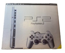 PlayStation 2 PS2 Slim Silber  + OVP + 3 Spiele