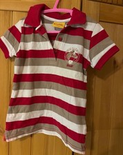 Polo Shirt Steiff weiß rot Horse Farm Gr. 116