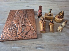 Diverse Ägyptische Dekoartikel mit Kupferbild